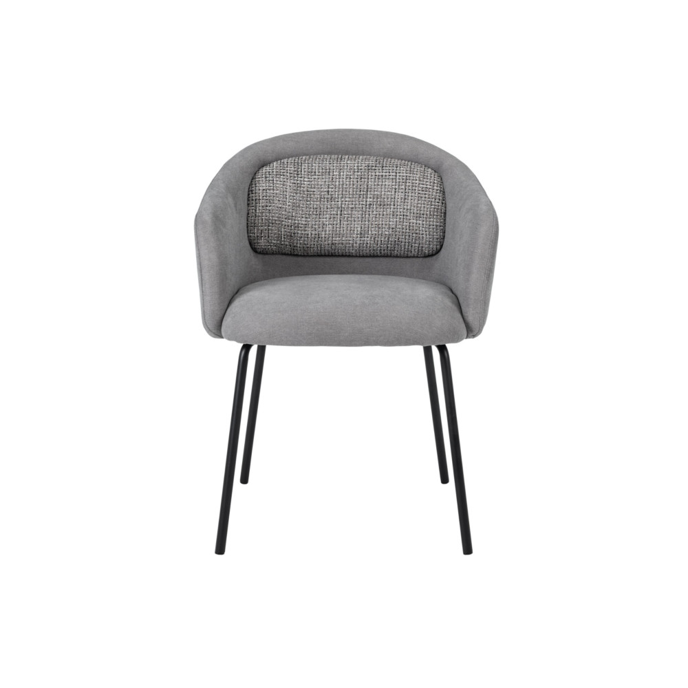 Стул кухонный Vetro M-242 Туманный серый/Черный (VTR-1069)