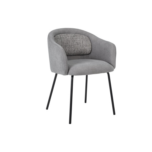 Стул кухонный Vetro M-242 Туманный серый/Черный (VTR-1069)