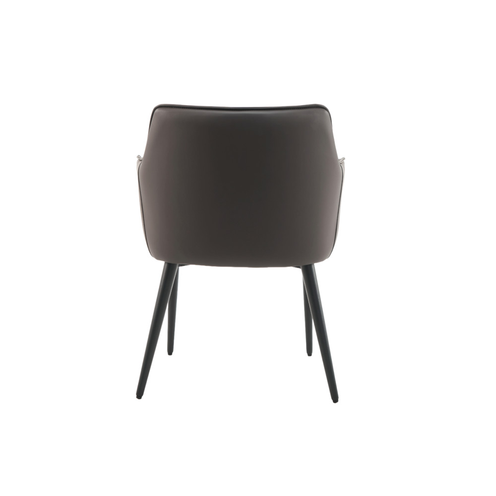 Стул кухонный Vetro M-90 Серый/Черный (VTR-1099)