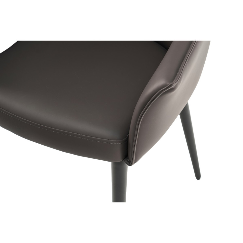 Стул кухонный Vetro M-90 Серый/Черный (VTR-1099)