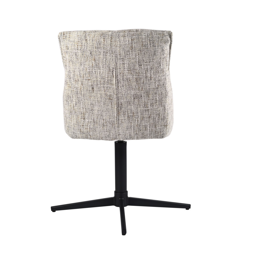 Стул поворотный Vetro R-170 Серебряный/Черный (VTR-1159)