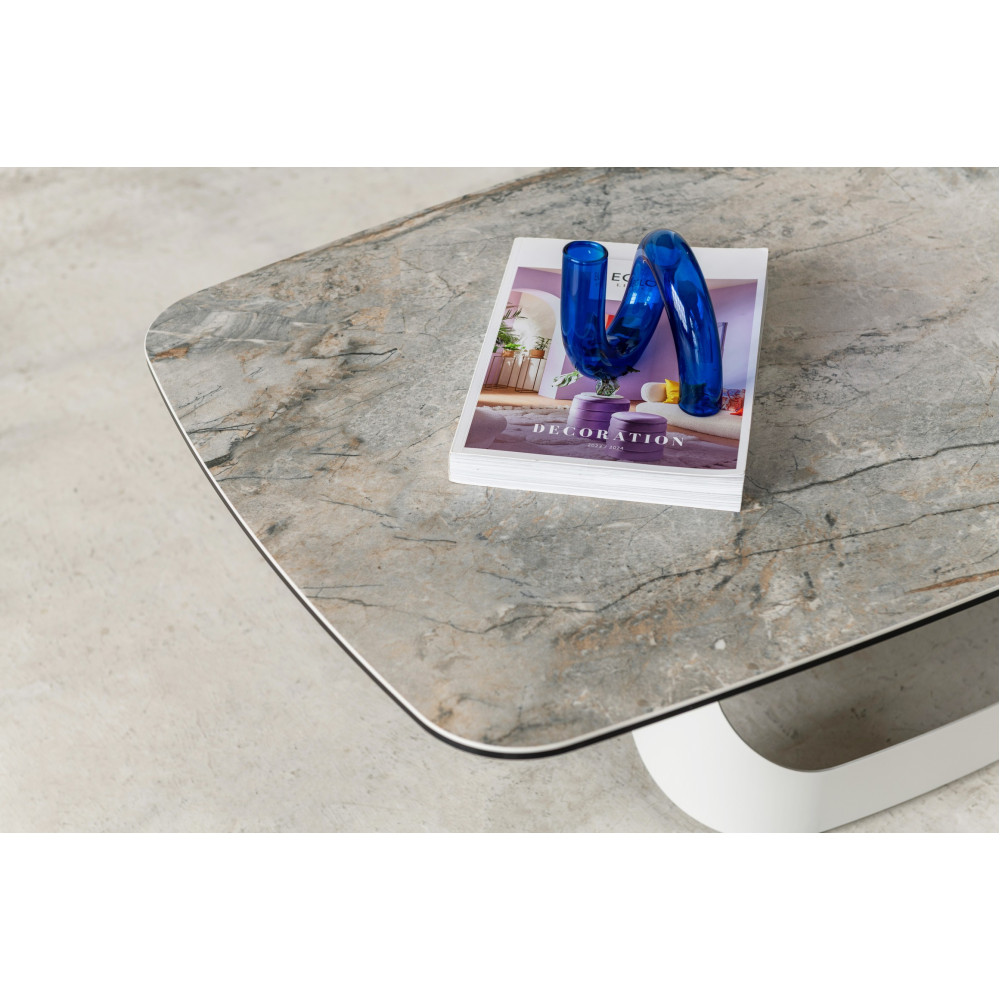 Журнальный стол Vetro Арно Силвер ривер/Айвори (VTR-1172)