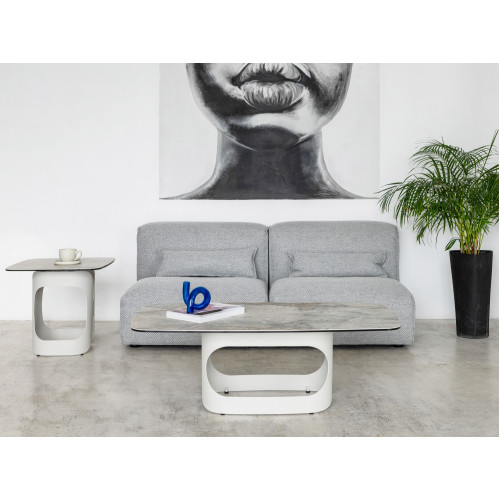 Журнальный стол Vetro Арно Силвер ривер/Айвори (VTR-1172)