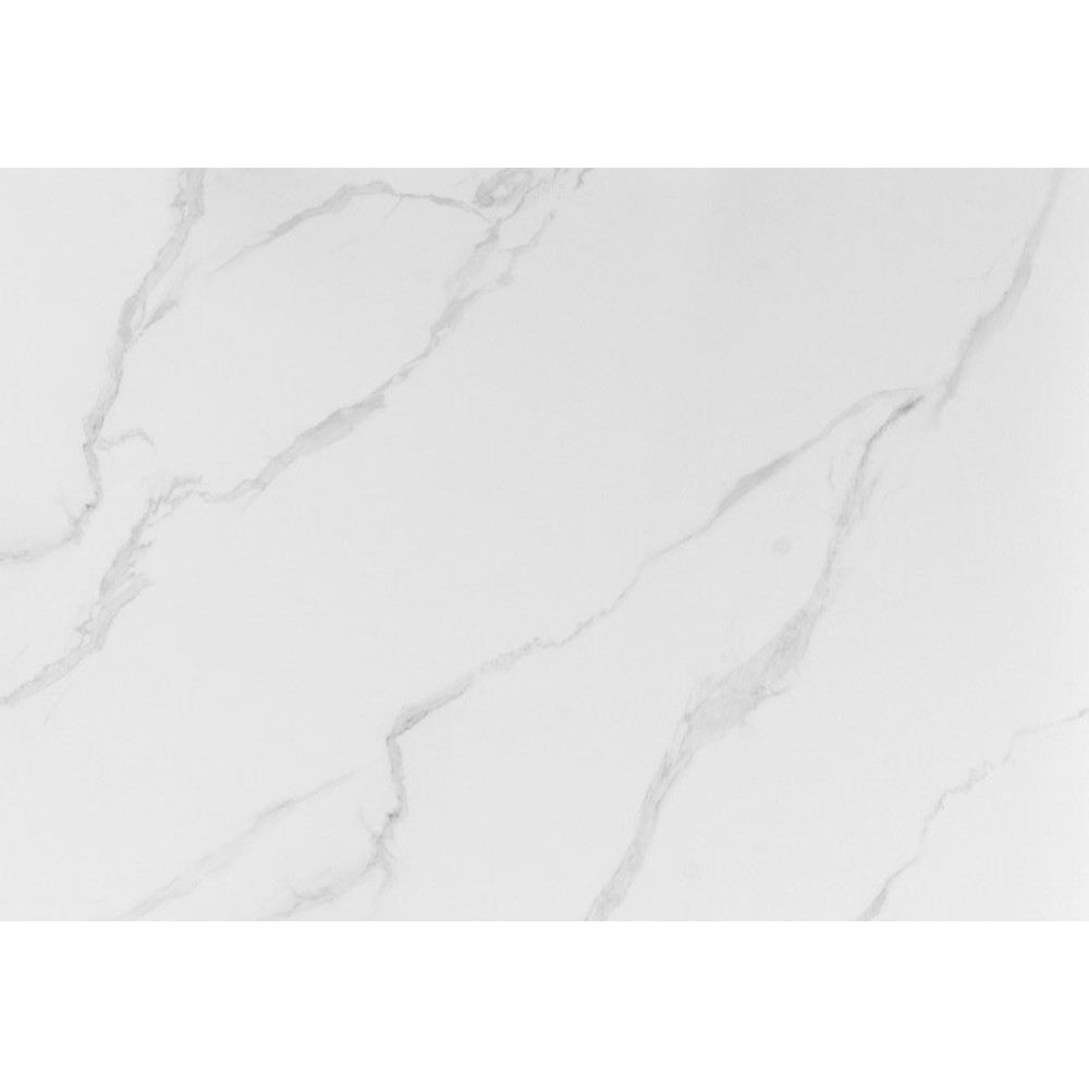 Обеденный керамический стол Vetro TM-76 Белый мрамор/Черный (VTR-1194)