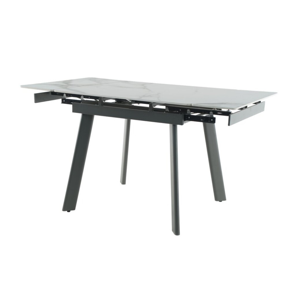 Обеденный керамический стол Vetro TM-80 Каса вайт/Серый (VTR-1204)