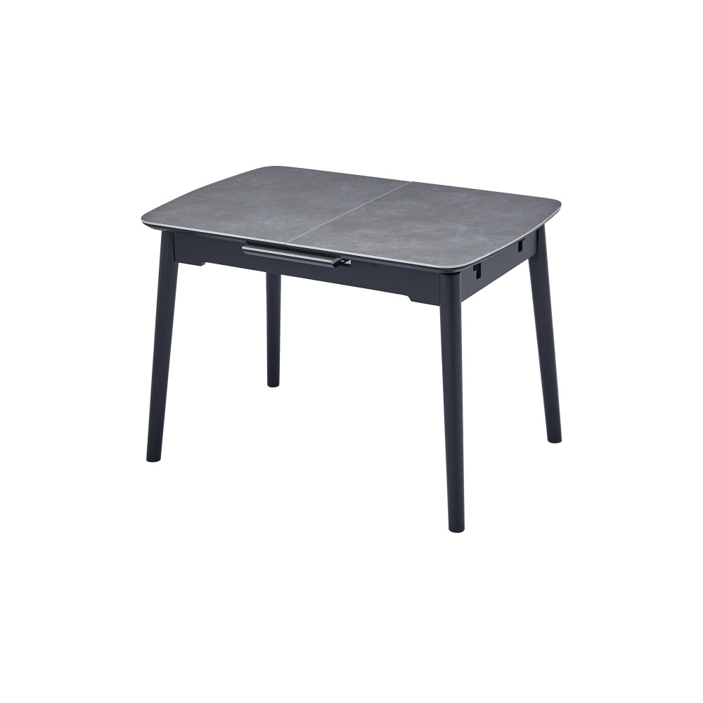 Vetro Ceramic dining table TM-87 Grigio latte/Black (VTR-1214)