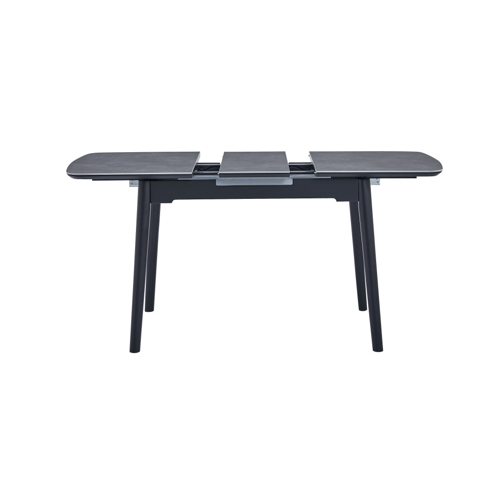 Vetro Ceramic dining table TM-87 Grigio latte/Black (VTR-1214)