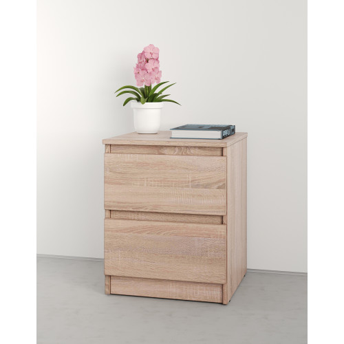 Прикроватная тумба MebelStar Нео 40x43x53 см Дуб сонома (MBS-1183)