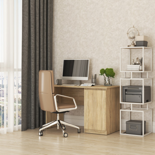 Письменный стол MebelStar Нео СК-1 120x60x75,5 см Дуб сонома (MBS-1193)