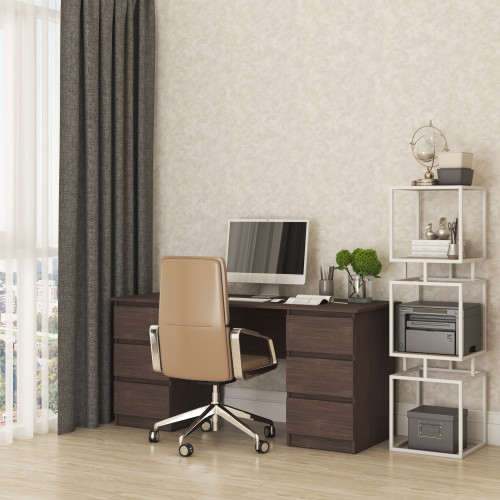 Письменный стол MebelStar Нео СК-6 160x60x75,5 см Дуб ристрето (MBS-1223)