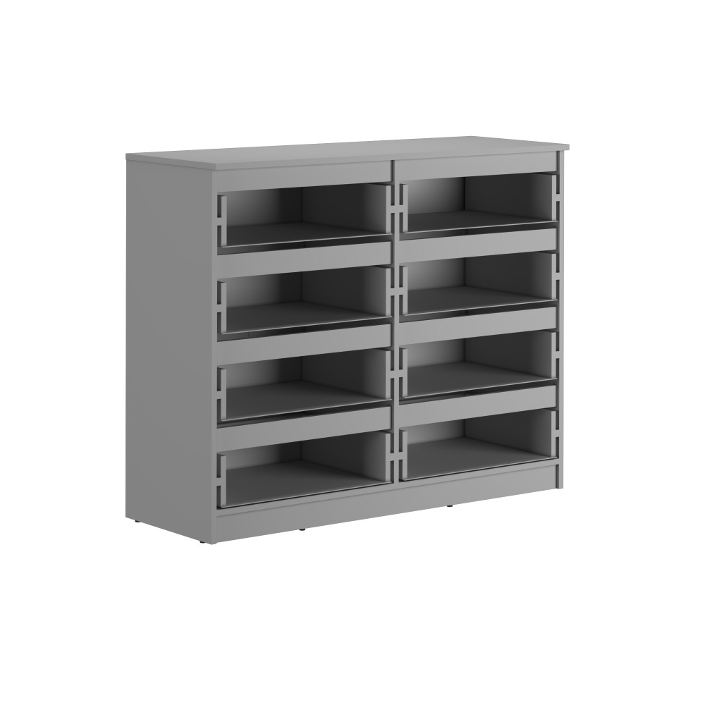 Комод в спальню MebelStar Нео 8Ш 120x43x98 см Дуб ристрето (MBS-1093)