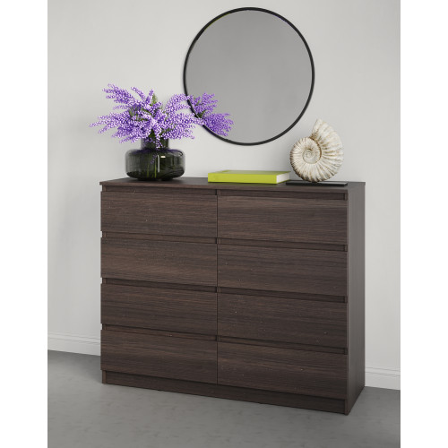 Комод в спальню MebelStar Нео 8Ш 120x43x98 см Дуб ристрето (MBS-1093)