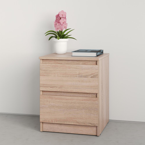 MebelStar Nightstand Neo Sonoma Oak, 40x43x53 cm (MBS-1183)