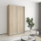 Шкаф-купе двухдверный MebelStar Уни AL 2ДСП 120x60x210 см Дуб сонома (MBS-2582)