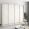 MebelStar Four-door wardrobe Combo AL 4DSP Alaska gray, 250x45x210 cm (MBS-12386)