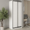 MebelStar Two-door wardrobe Standard BG 2DSP Alaska white, 100x45x240 cm (MBS-9976)