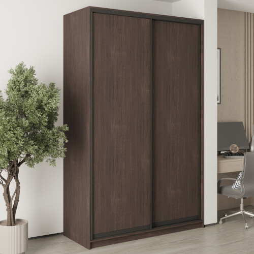 MebelStar Two-door wardrobe Combo BG 2DSP Ristreto Oak, 150x45x240 cm (MBS-10616)