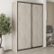 MebelStar Two-door wardrobe Standard BG 2DSP Alaska gray, 160x60x240 cm (MBS-10036)