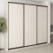 MebelStar Three-door wardrobe Combo BG 3DSP Cashmere, 260x45x240 cm (MBS-9476)