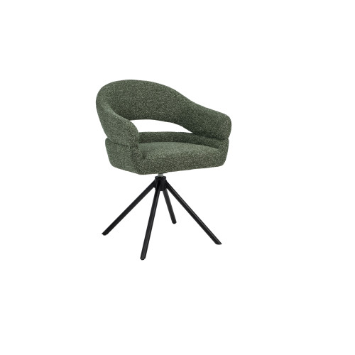 Стул поворотный Vetro R-180 Зеленый мох/Черный (VTR-1162)