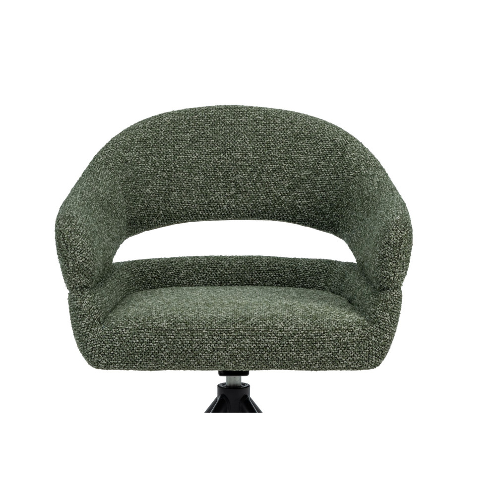 Стул поворотный Vetro R-180 Зеленый мох/Черный (VTR-1162)