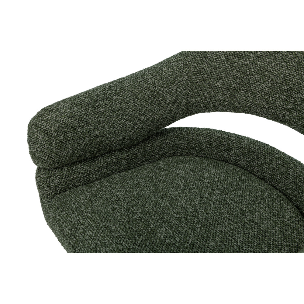 Стул поворотный Vetro R-180 Зеленый мох/Черный (VTR-1162)