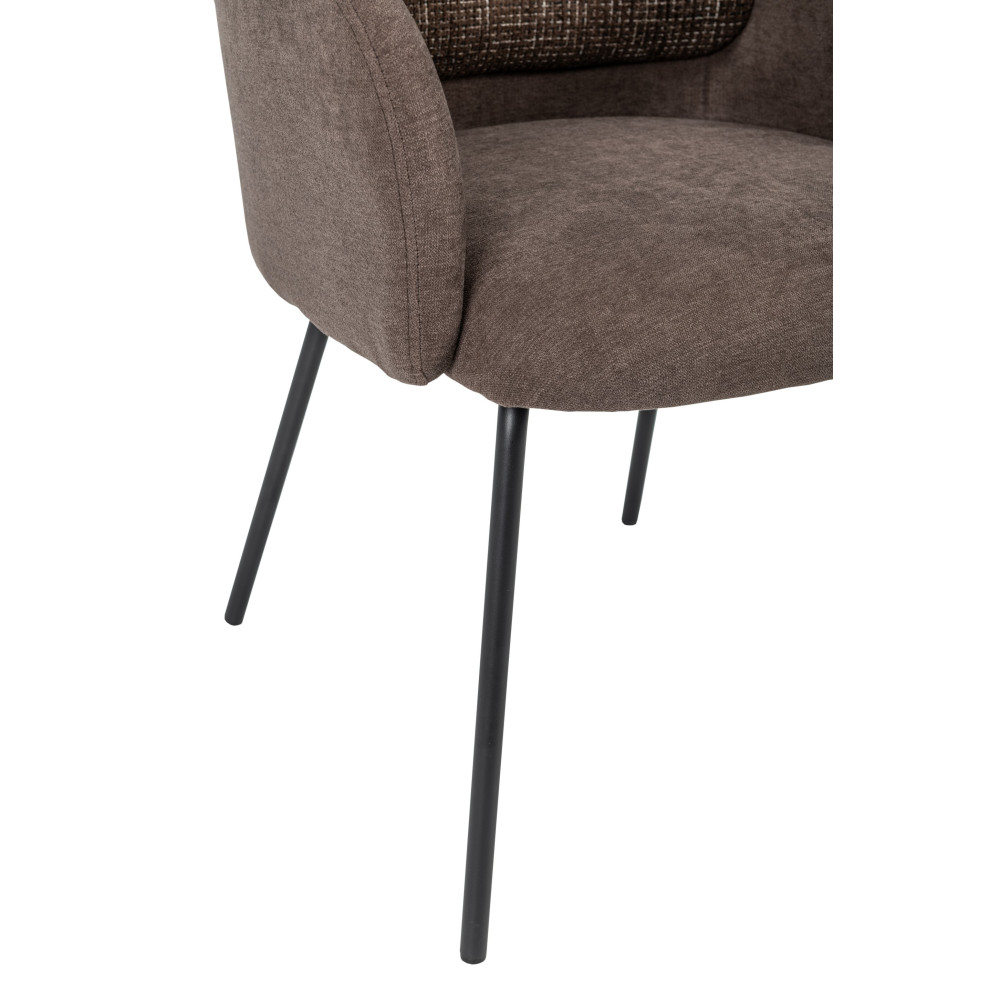 Стул кухонный Vetro M-242 Шоколадный/Черный (VTR-1070)