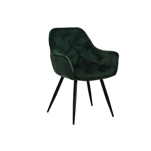Стул кухонный Vetro M-65 Изумрудный велюр/Черный (VTR-1080)