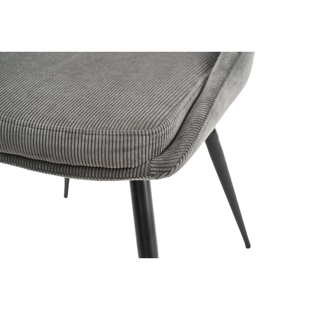 Стул кухонный Vetro M-72 Серый/Черный (VTR-1090)