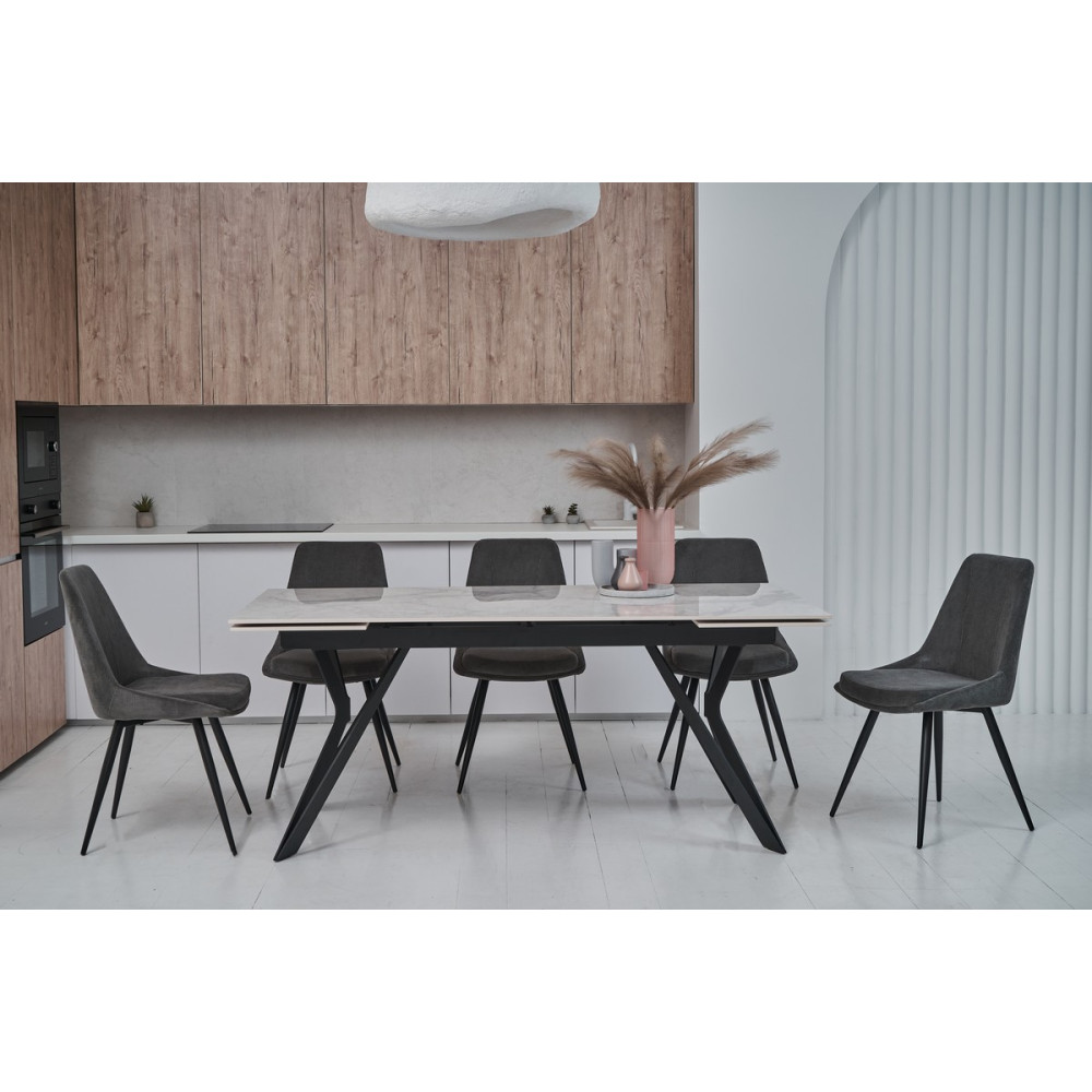 Стул кухонный Vetro M-72 Серый/Черный (VTR-1090)