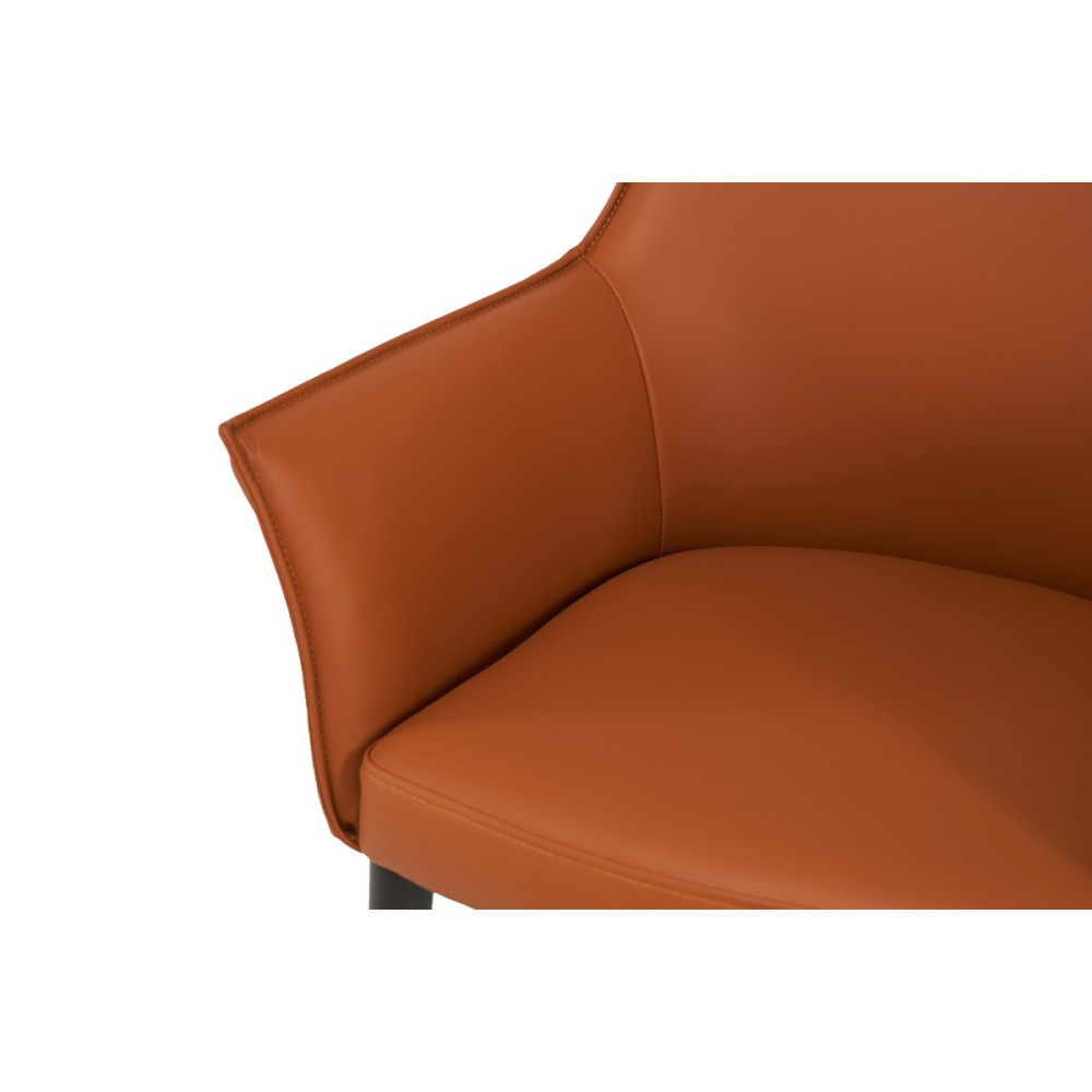 Стул кухонный Vetro M-90 Терракотовый/Черный (VTR-1100)