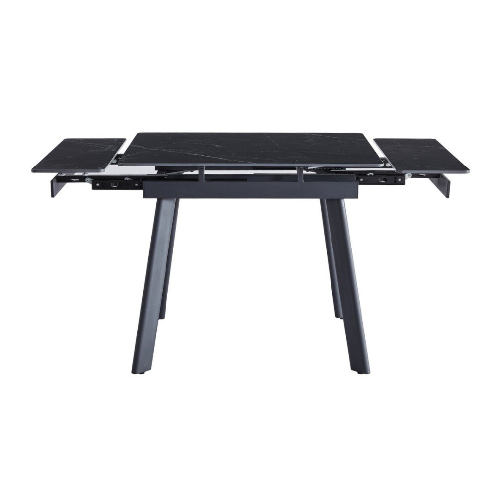 Обеденный керамический стол Vetro TM-80 Черный оникс/Черный (VTR-1205)