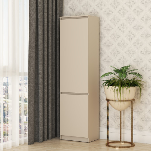 Пенал закрытый MebelStar Нео 2Д 50x35x190 см Кашемир (MBS-1164)