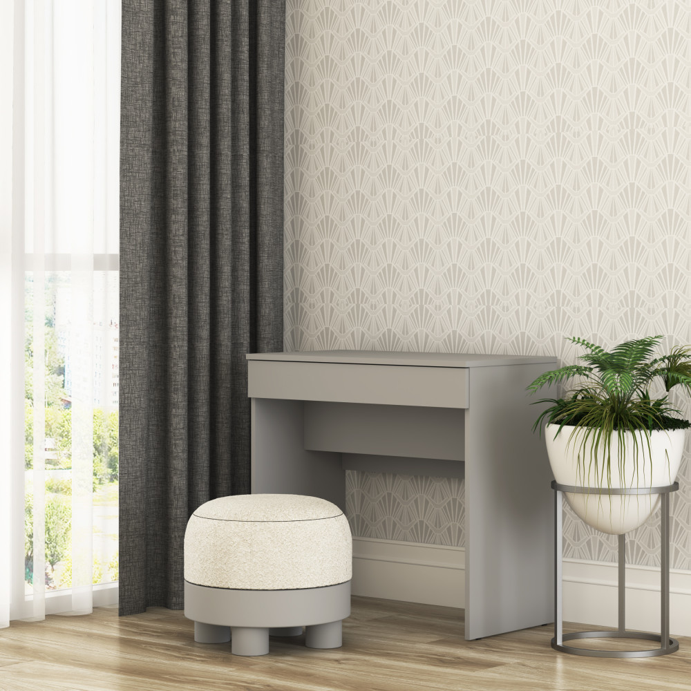 Трюмо с зеркалом в спальню MebelStar Нео 80x43x75,2 см Серая мышка (MBS-1234)