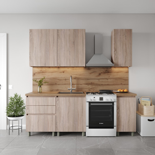Кухня модульна MebelStar Еко 1,6 м Дуб сонома (MBS-1804)
