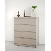 Комод в спальню MebelStar Нео 4Ш 80x43x98 см Кашемир (MBS-1074)