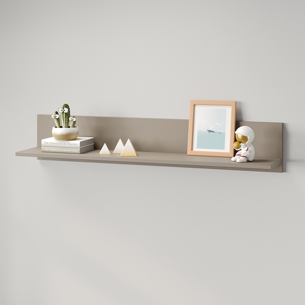 Полиця відкрита MebelStar Лілу 110x22x20 см Кашемір (MBS-1304)