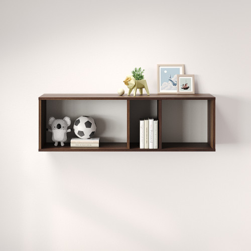 Полка настенная MebelStar Лилу 110x27x34 см Дуб янтарный (MBS-1364)