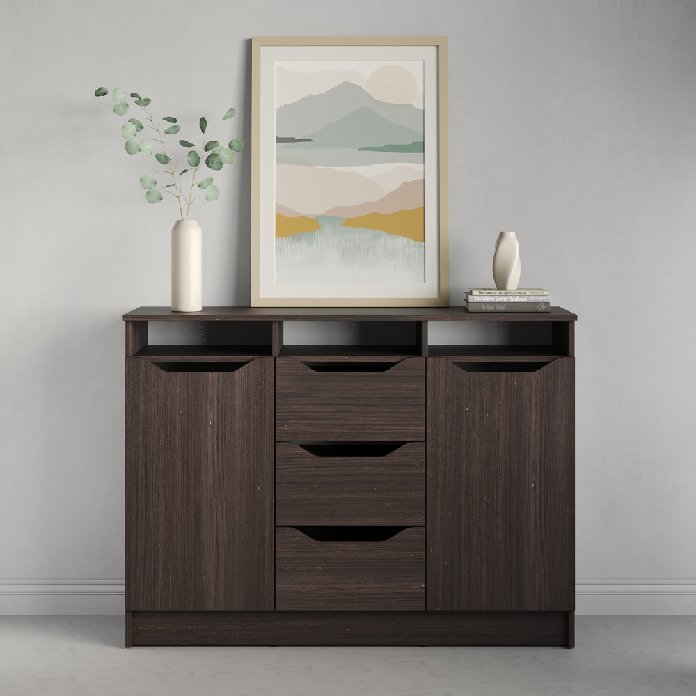 Комод в гостиную MebelStar 1200 Лилу 121x40x89 см Дуб ристрето (MBS-1334)