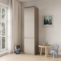 Пенал закрытый с полками MebelStar Нео 2Д 50x50x210 см Кашемир (MBS-1174)