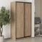 MebelStar Two-door wardrobe Standard BG 2DSP Sonoma Oak, 110x45x210 cm (MBS-10877)