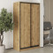 MebelStar Two-door wardrobe Standard BG 2DSP Tahoe oak, 110x60x210 cm (MBS-10967)