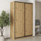 MebelStar Two-door wardrobe Standard BG 2DSP Tahoe oak, 150x60x240 cm (MBS-10107)