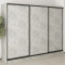 MebelStar Three-door wardrobe Combo BG 3DSP Concrete, 270x45x210 cm (MBS-8957)
