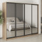 MebelStar Four-door wardrobe Standard BG 4 Mirrors Sonoma Oak, 240x45x210 cm (MBS-11937)