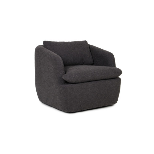 Кресло мягкое поворотное Vetro Гарибальди Графит (VTR-1020)