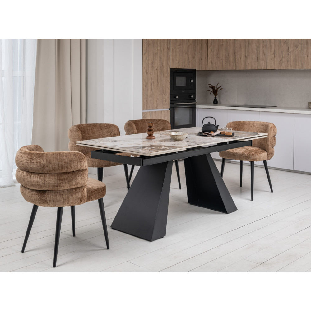 Стул кухонный Vetro M-215 Сандал/Черный (VTR-1040)