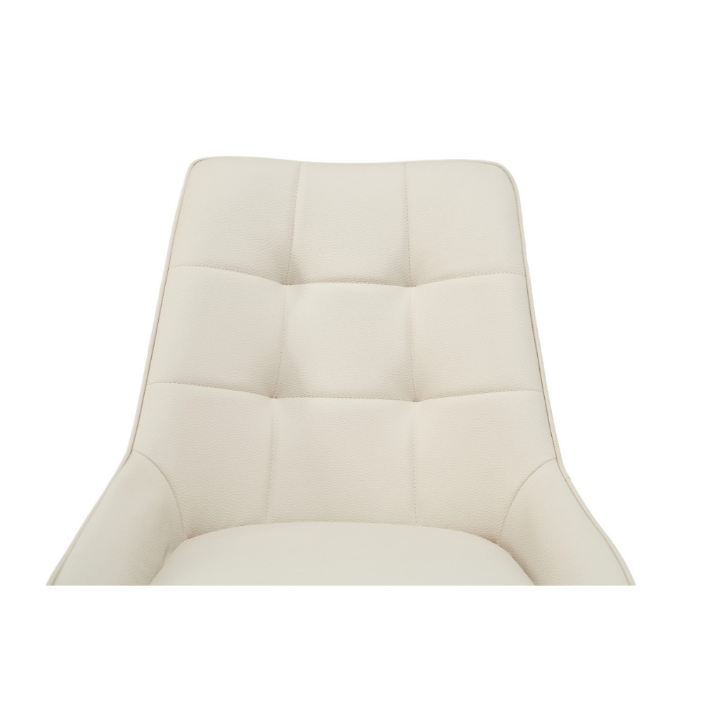 Стул кухонный Vetro M-75 Айвори/Черный (VTR-1091)