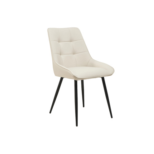 Стул кухонный Vetro M-75 Айвори/Черный (VTR-1091)