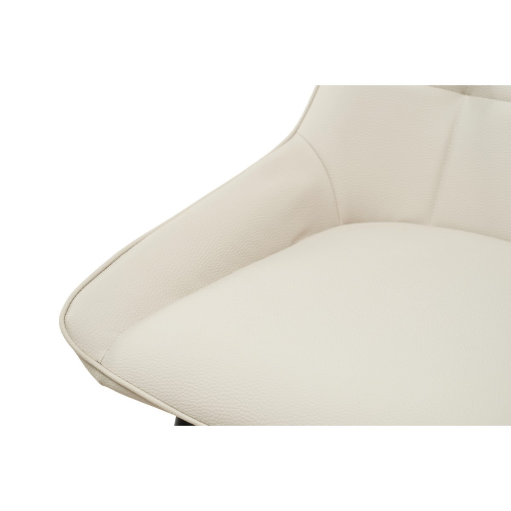 Стул кухонный Vetro M-75 Айвори/Черный (VTR-1091)